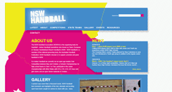 Desktop Screenshot of nswhandball.com.au